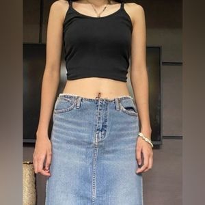 Vintage l.e.i Jean Skirt